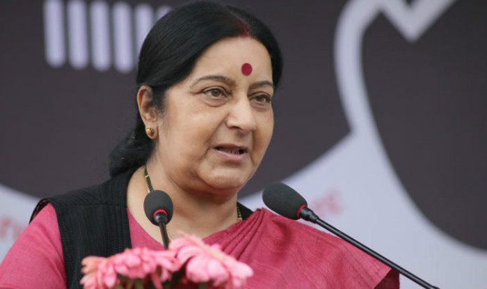 Sushma Swaraj, ministrul de externe al Indiei.jpg