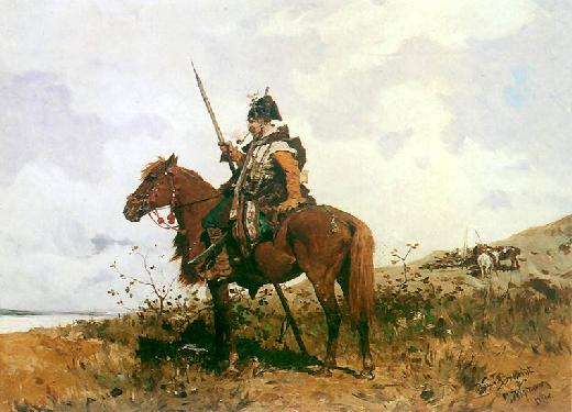 Józef Brandt - Kozak na koniu.jpg